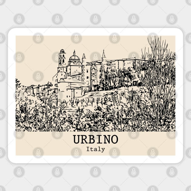 Urbino - Italy Magnet by Lakeric